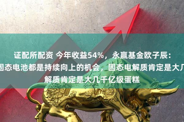 证配所配资 今年收益54%，永赢基金欧子辰：未来两三年固态电池都是持续向上的机会，固态电解质肯定是大几千亿级蛋糕