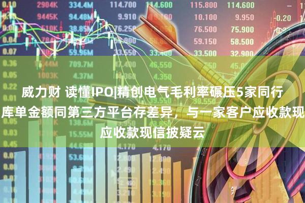 威力财 读懂IPO|精创电气毛利率碾压5家同行，财务出库单金额同第三方平台存差异，与一家客户应收款现信披疑云
