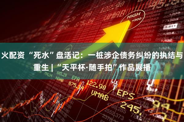 火配资 “死水”盘活记：一桩涉企债务纠纷的执结与重生 | “天平杯·随手拍”作品展播